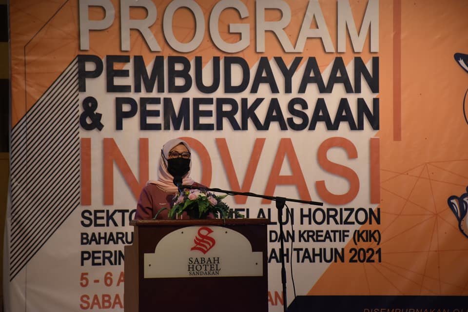 Majlis Perasmian Program Pembudayaan Dan Pemerkasaan Inovasi Dalam Sektor Awam melalui Horizon Baharu KIK Negeri Sabah Tahun 2021 Siri 2
